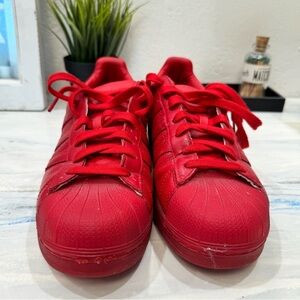 Adidas size 10 red sneaker. No box